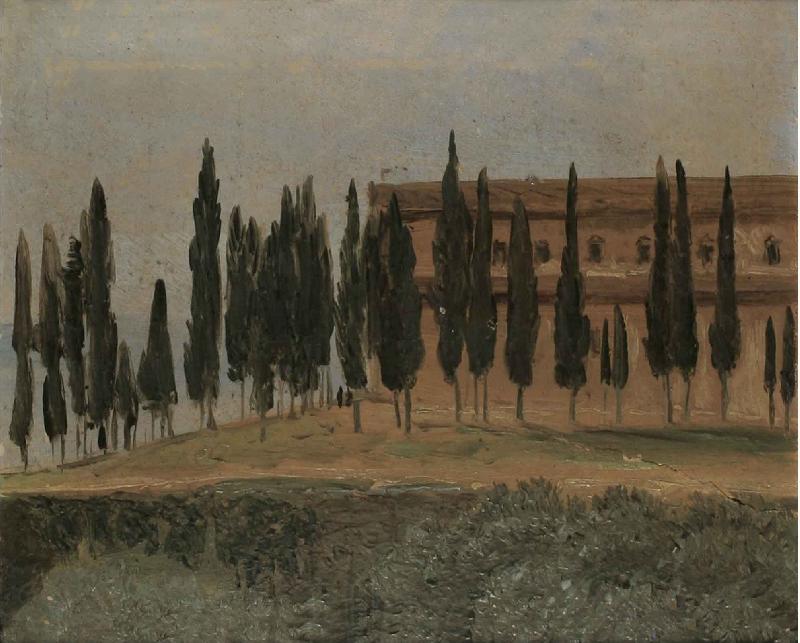 Carl Gustav Carus Kloster Monte Oliveto bei Florenz Norge oil painting art